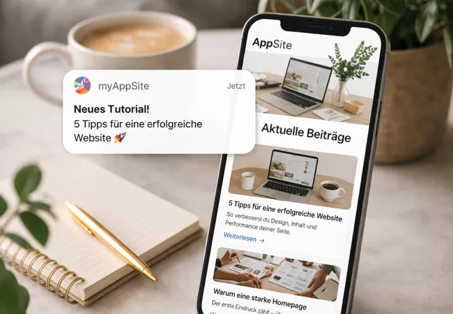 Deine eigene Smartphone AppSite