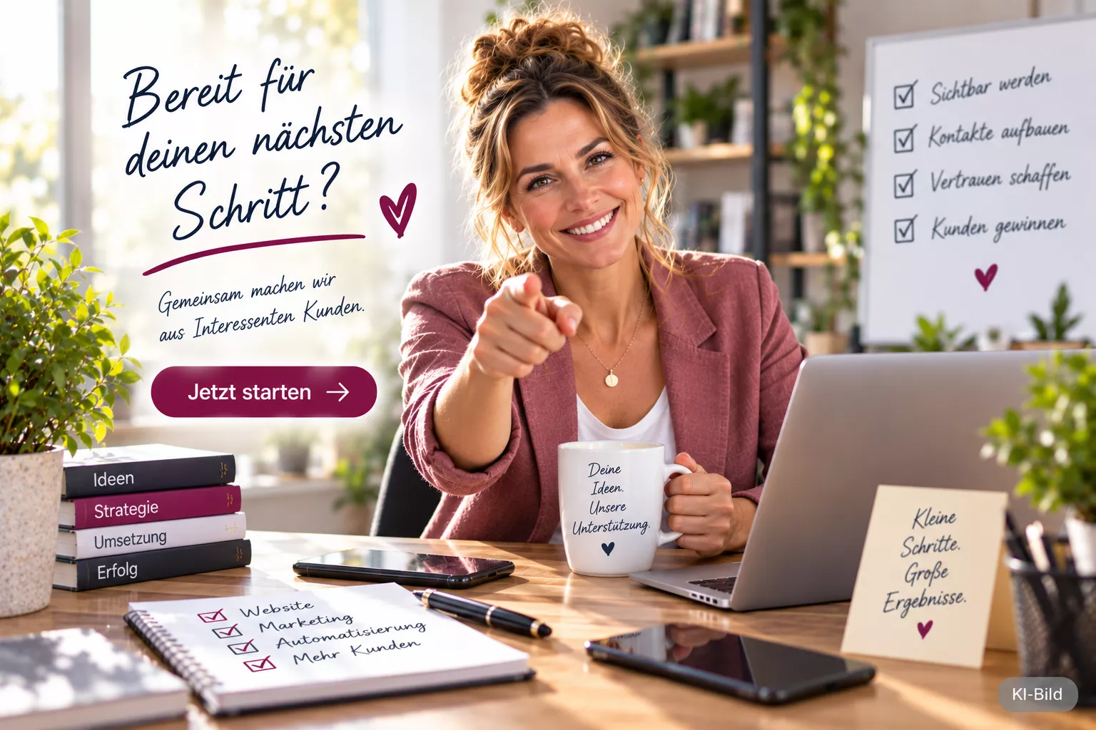 Lass aus Interesse mehr entstehen