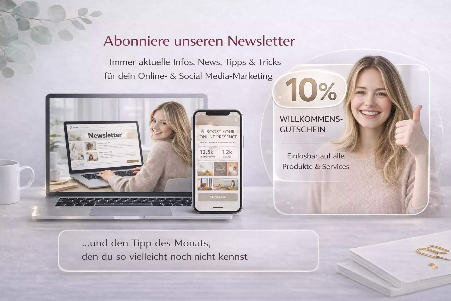Abonniere unseren Newsletter